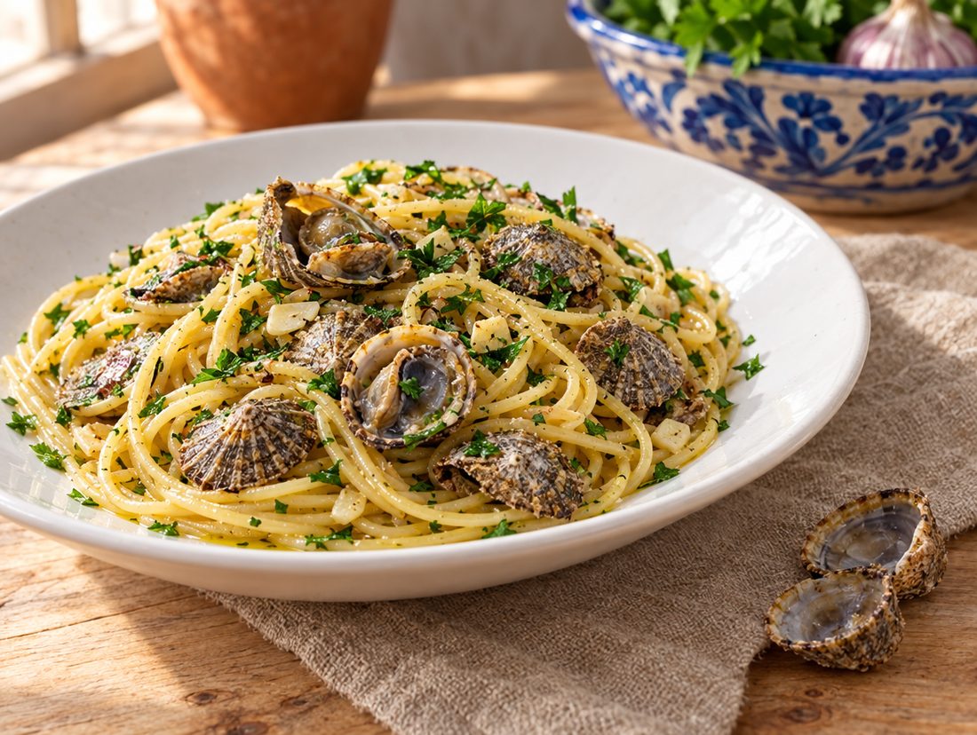 Spaghetti con le patelle