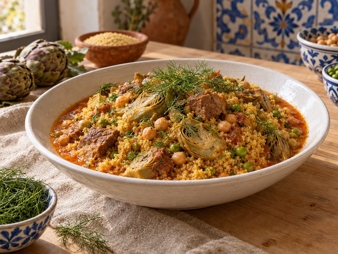 Cuscus ai carciofi