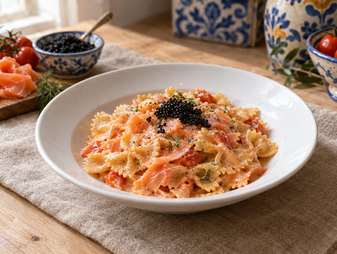 Farfalle al salmone