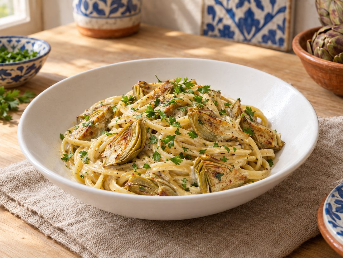 Linguine ai carciofi