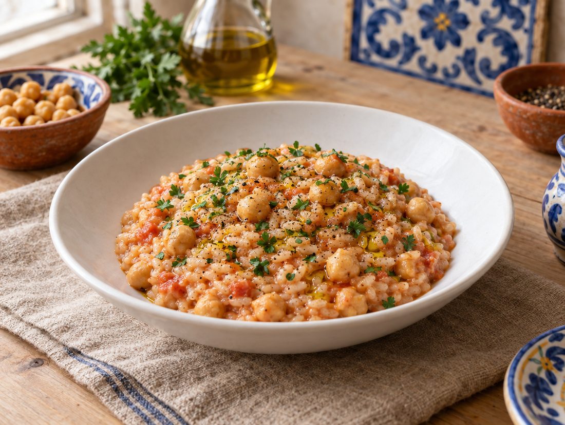 Risotto con i ceci