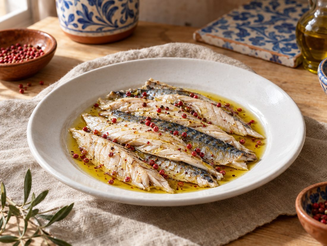 Sgombri all'olio di oliva
