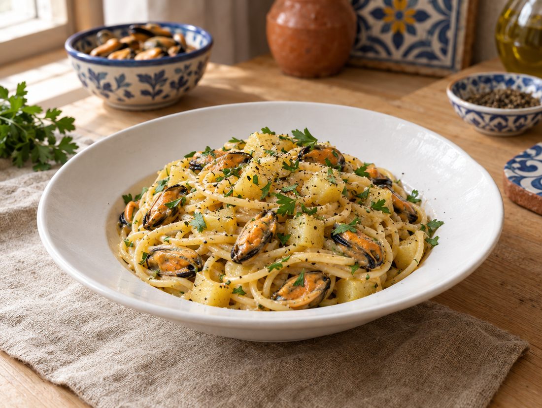 Spaghetti con le cozze